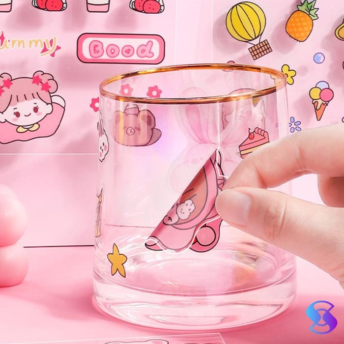 

Atk Creations - Stiker 2D Cute Stiker Momo Lucu Box 1 Box Isi 100 Pcs