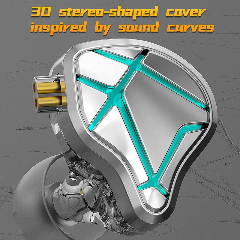 KZ ESX 10th anniversary BassHead Earphone with Mic - Garansi