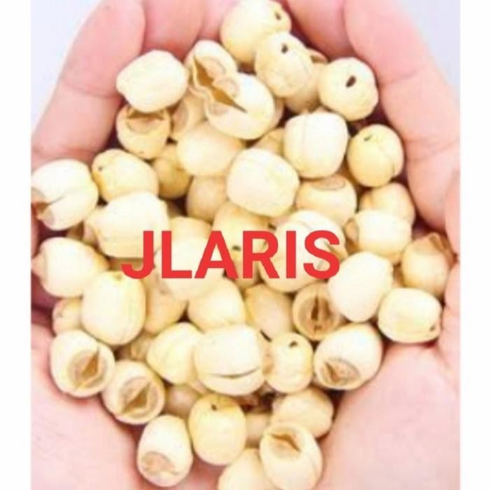 

biji teratai / lotus seed/ lien zi import dari singapore 500 gr