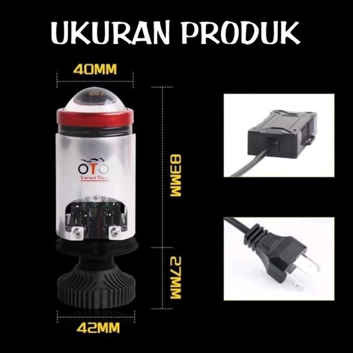 Lampu Mini Projie OTTO H4 apro Satuan