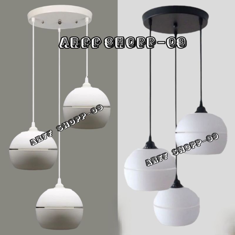 LAMPU HIAS BOLA LAMPU GANTUNG MINIMALIS PVC