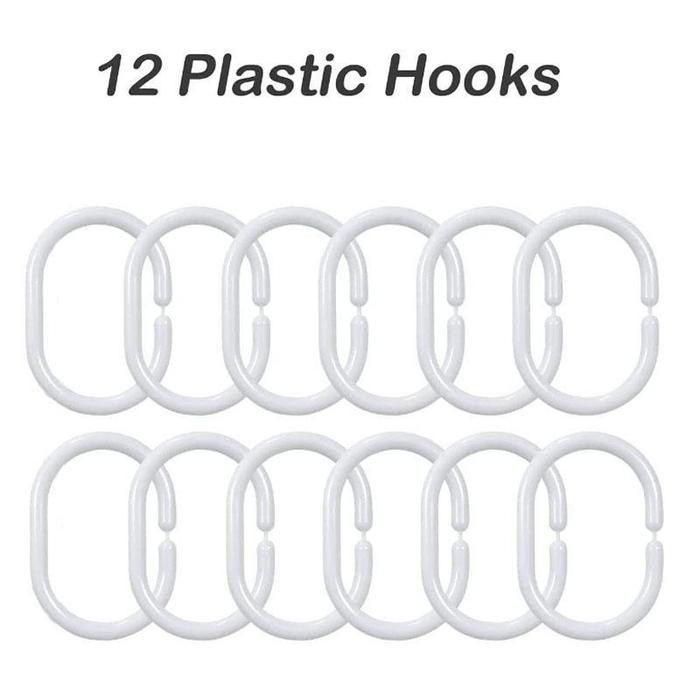 Vixplorn 3D Tirai Mandi Tirai Kamar Mandi/Tirai Kamar Mandi Curtain Kamar Mandi Anti Air Tebal Tidak