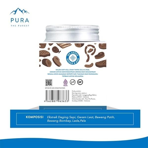 

Terbaru Pura Seasoning Kaldu Sapi Asli Kaldu MPASI Non MSG Tanpa Gula 100gr Ready