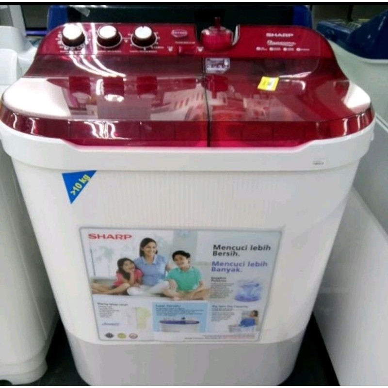 MESIN CUCI SHARP 2 TABUNG 12KG/10KG/9KG/8KG/7KG PUREMAGIC