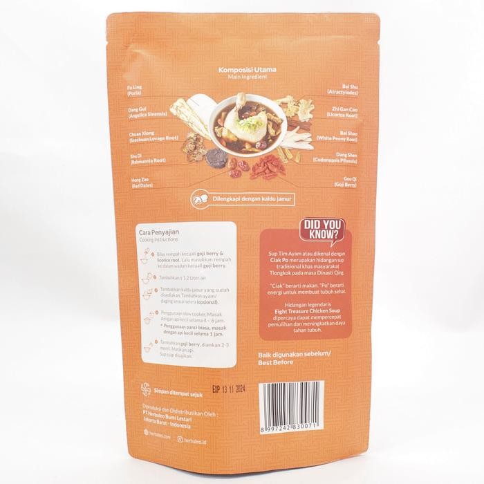 

Promo Terlaris Herbaleo Eight Treasure Chicken Soup 90 gram Ready