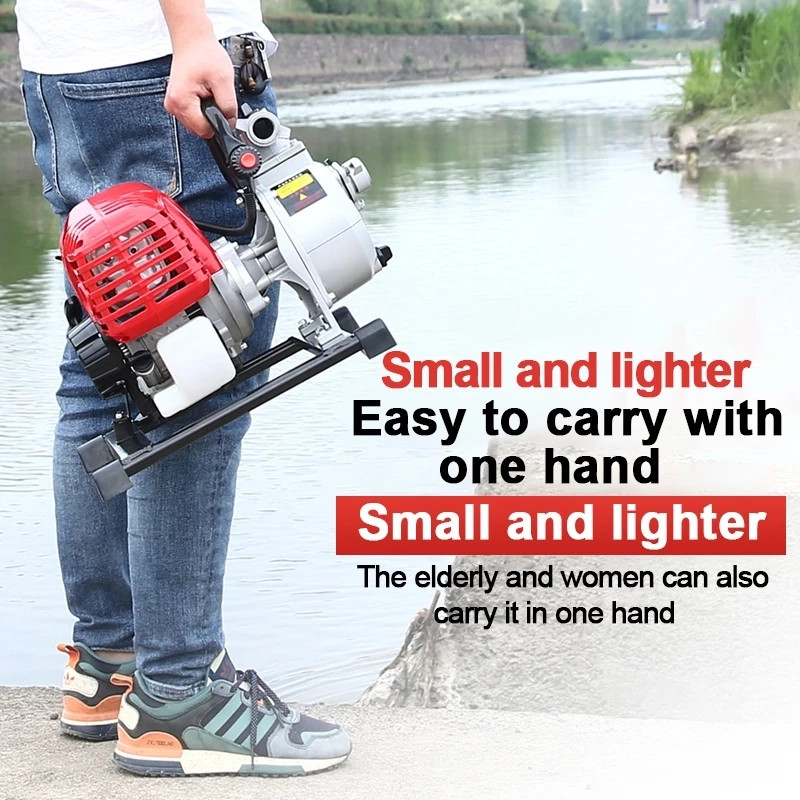 Mesin Pompa Air Bensin 1 inch Pompa irigasi Alkon Water Pump Bensin Pompa Air Sawah Water Pump