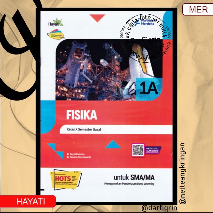 LKS Fisika Kelas 10 11 Semester 1 SMA/MA KURMER Kurikulum Merdeka-Hayati-HOTS-Reza-Rainisa