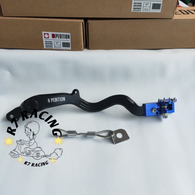 pedal rem expedition crf 150 full cnc lipat pedal tuas rem expedition crf 150 L Brake lever