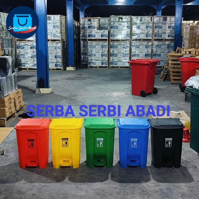 tempat sampah injak 50 liter dalton
