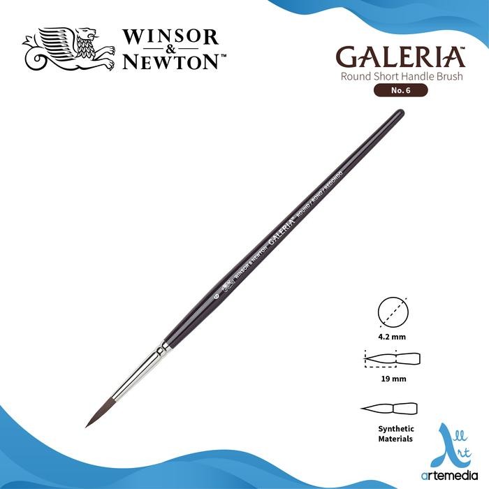 

Artemedia - Kuas Lukis Winsor & Newton Galeria Acrylic Brush Set