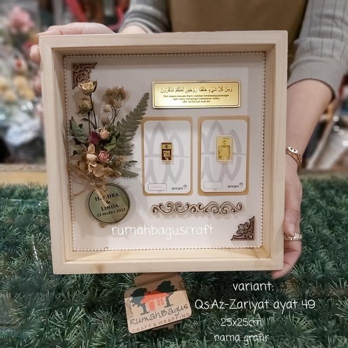frame mahar untuk antam logam mulia/farewell