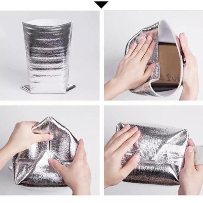 INSULATION THERMAL BAG COOLER BAG TAS PENDINGIN PACKAGING FROZEN FOOD