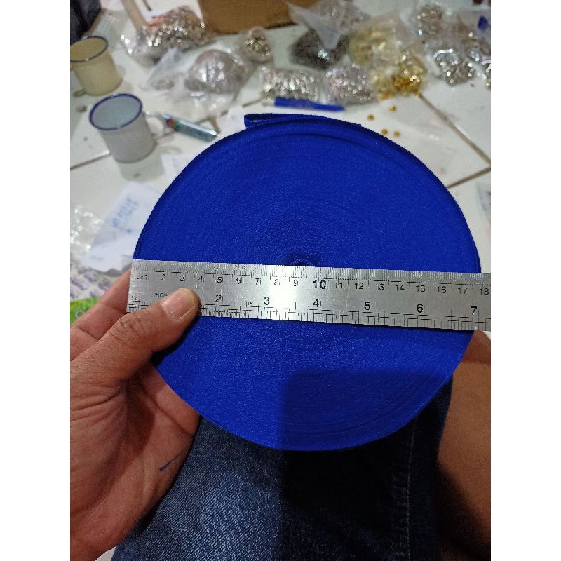 

TALI MEDALI 3 CM ROLL / WEBBING TAPE 3 CM X 50 YARD ( 46M !!!) ROLL