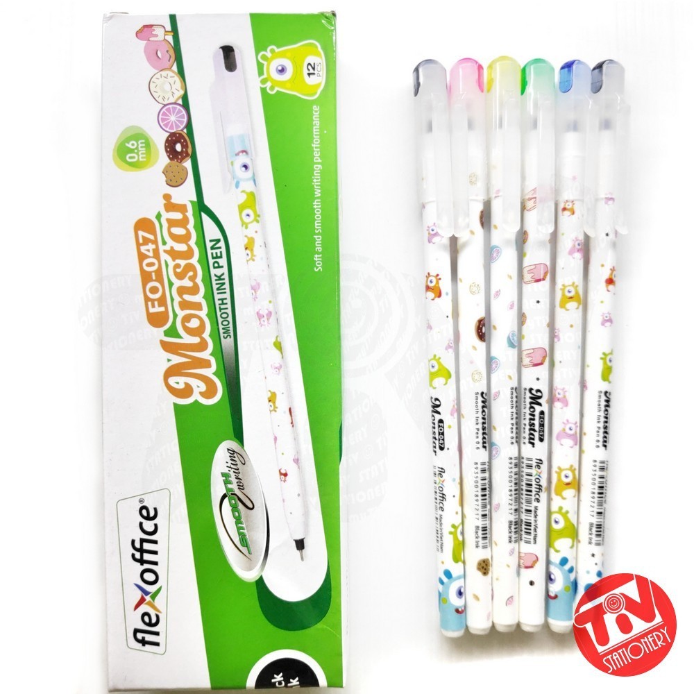 

Pulpen Flexoffice Monstar Fancy (1 pack = 12 pen)