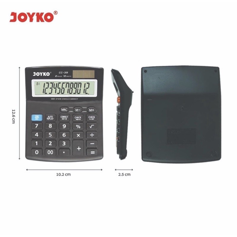 

KALKULATOR JOYKO CC-39 12 DIGIT / KALKULATOR CC-39 JOYKO