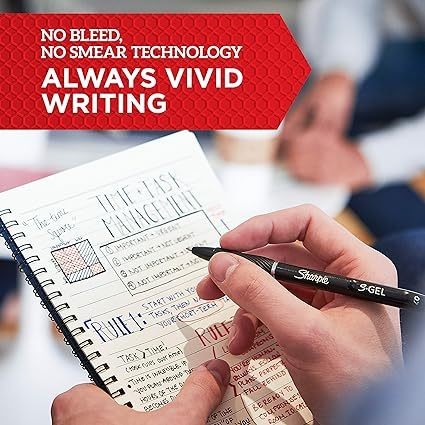 

SHARPIE S-Gel Gel Pens Medium Point 0.7 mm Ink Gel Pen - Super Smooth