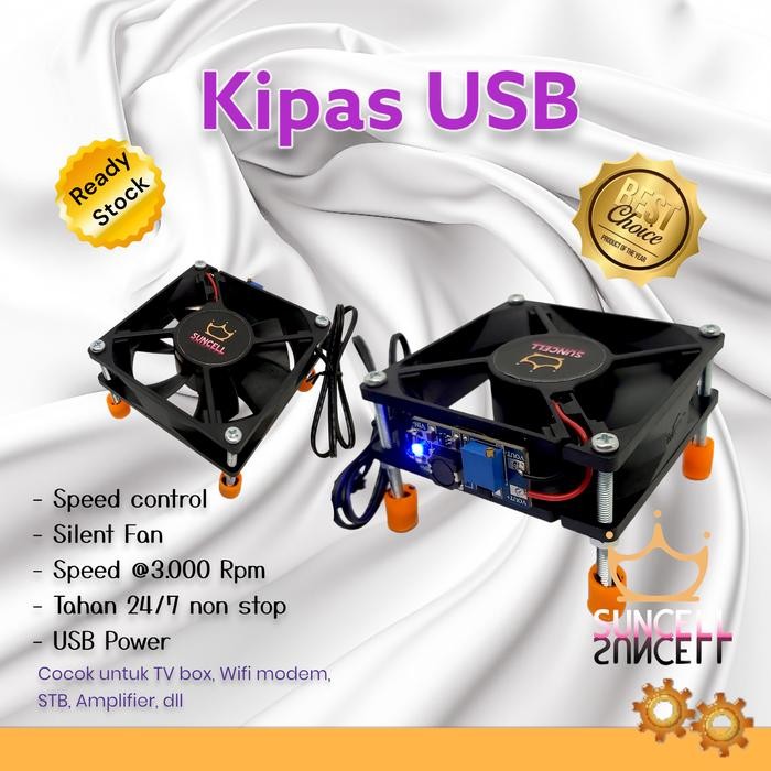 JTTOP" KIPAS FAN USB STB, TV BOX, MODEM, DLL