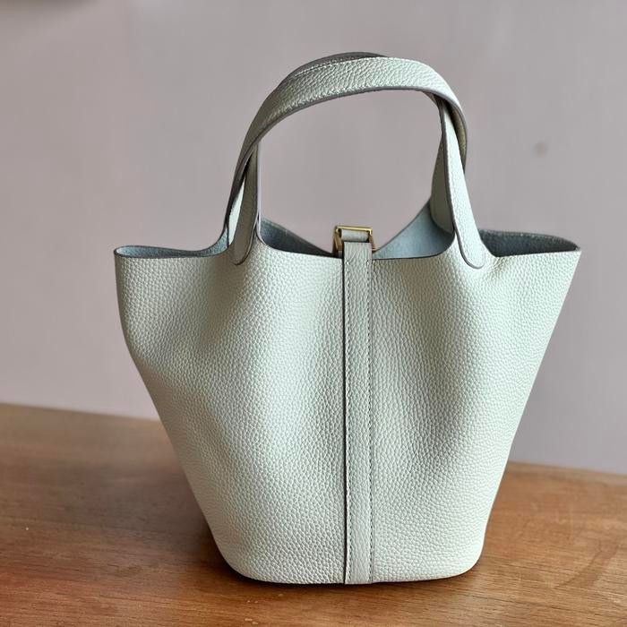 Picotin Handbag Real Leather