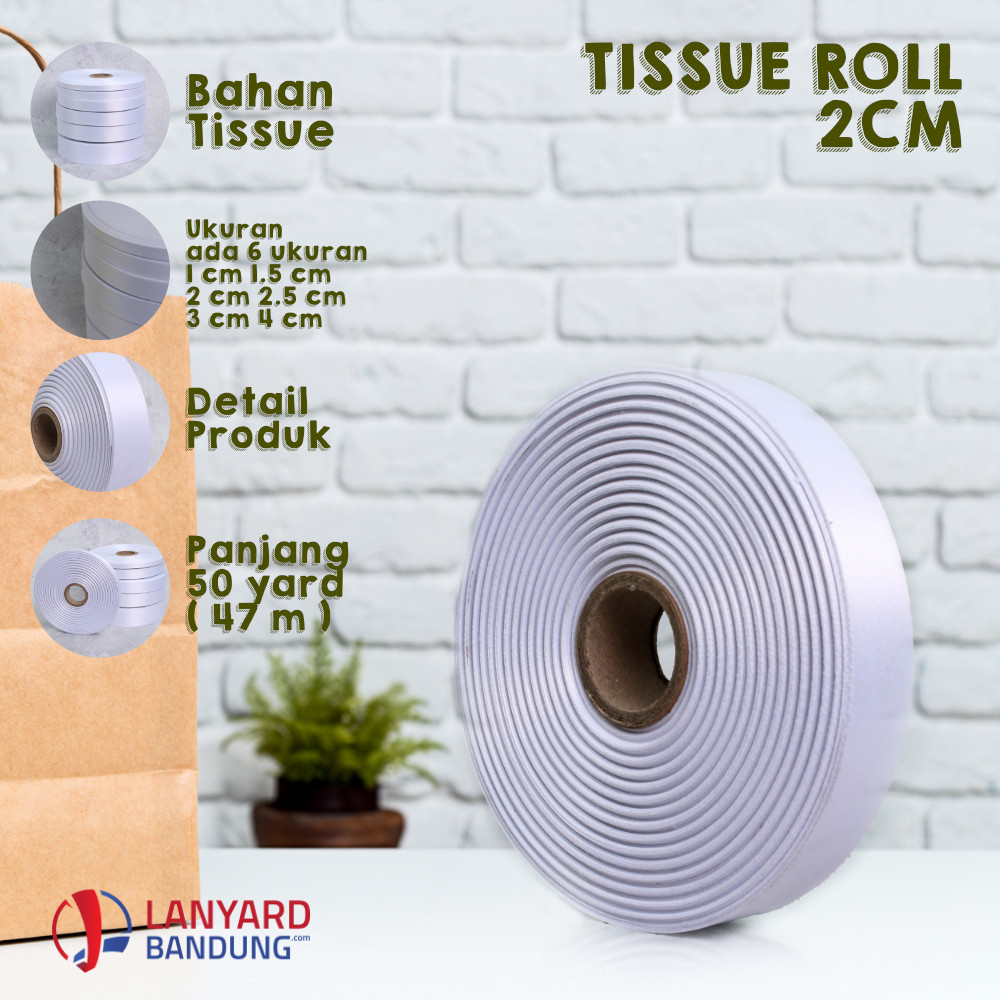 

bahan tali tissu 2cm roll sublim tali lanyard idcard sublimasi bahan baku lanyard printing