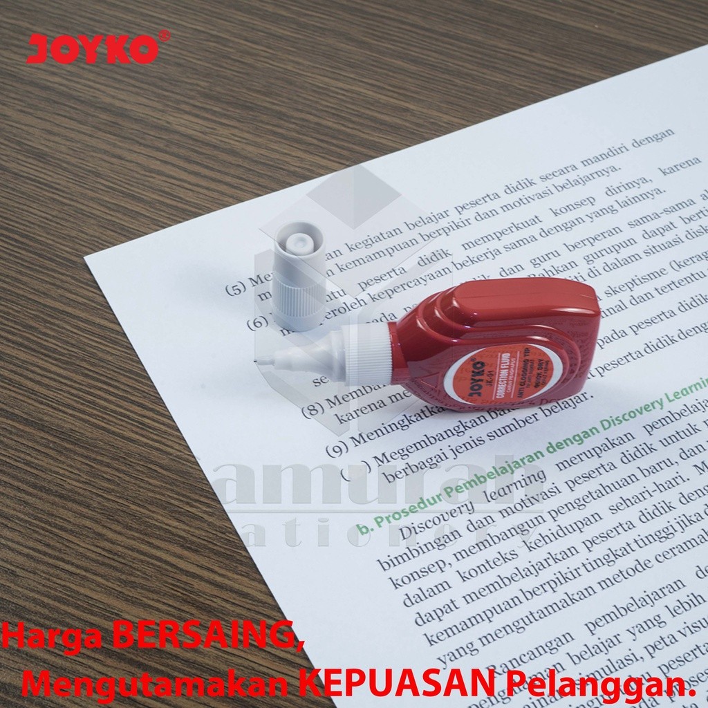 

Correction Pen Joyko JK-01 Merah Per Lusin / Tip-Ex Cair JK 01 / Tipe X Fluid Pendek Per 12 Pcs