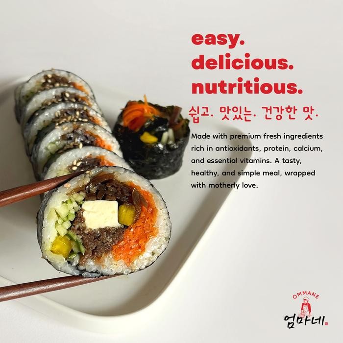 

G&C BULGOGI CREAM CHEESE KIMBAB (GIMBAB / GIMBAP / KIMBAP ASLI KOREA)