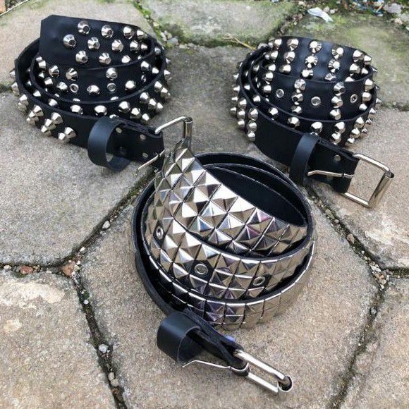 Belt spike punk / Gesper spike punk / Sabuk spike punk rock / Ikat pinggang