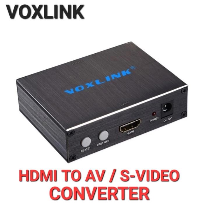 VOXLINK HDMI to AV or S-Video Converter 1080p