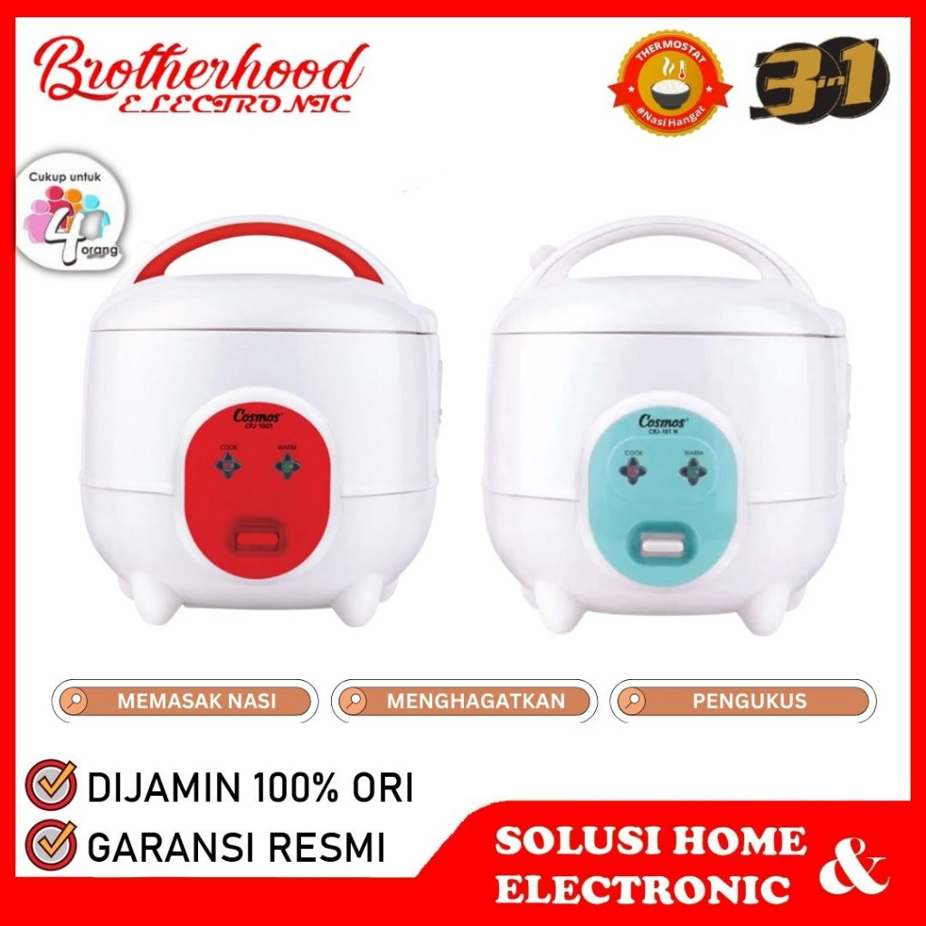 (BISA COD) Magic Com Cosmos / Rice Cooker Cosmos CRJ101 / CRJ 101 / CRJ-1001 / CRJ1001N / CRJ-1001