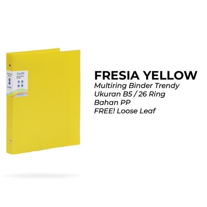 

Bantex Binder Trendy B5 26 Ring Warna Pastel