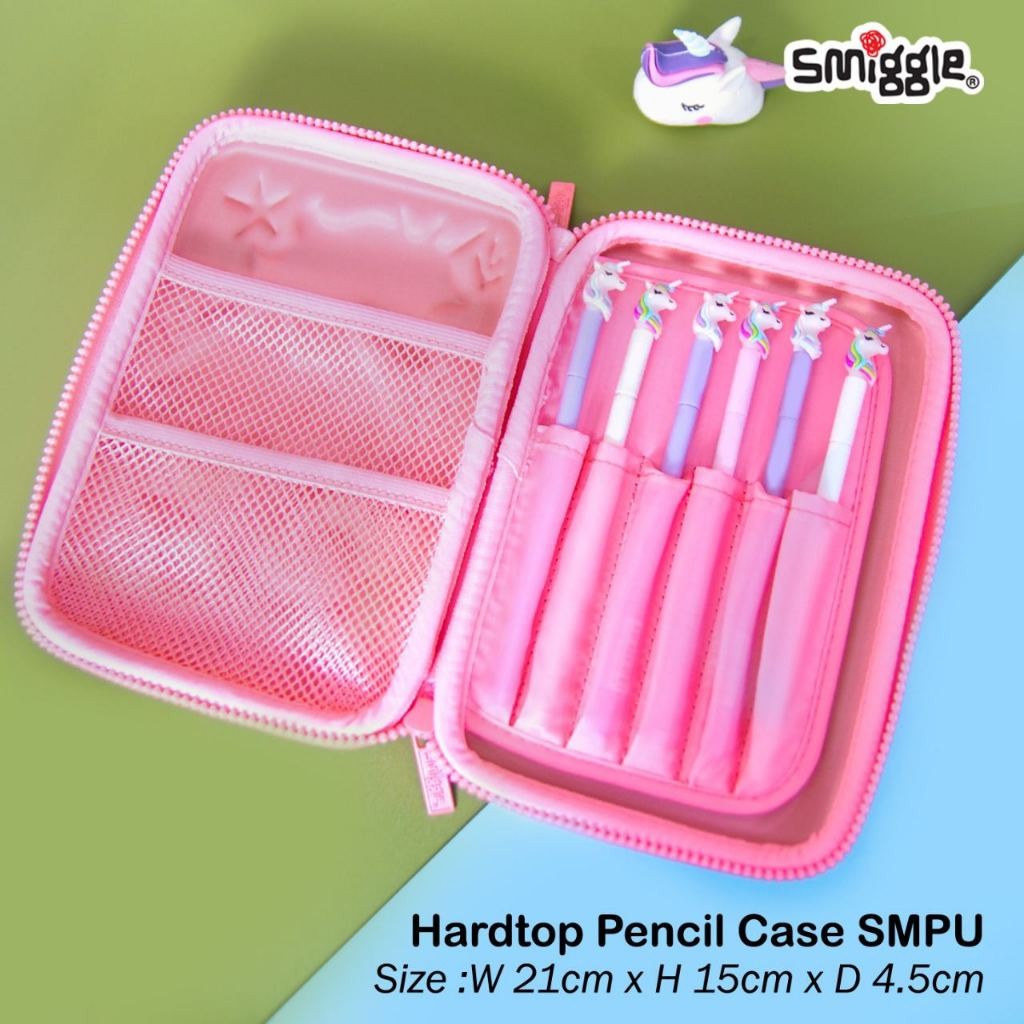 

SMIGGLE Hardtop Pencil case / Tempat Pensil Smiggle Besar Anak