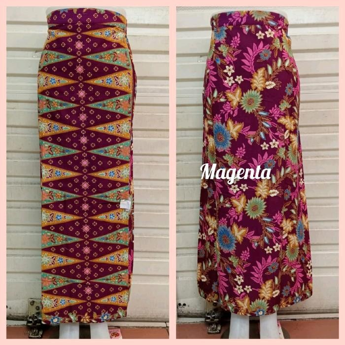 Rok Tumpal Betawi Motif Ondel-Ondel Bawahan Kebaya Encim Baju Wanita Katun Batik