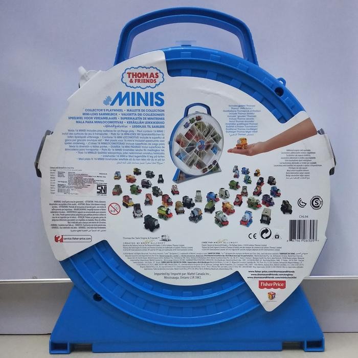 Thomas and Friends Carries Carry Case Box Bulat - nis Gold - Koleksi