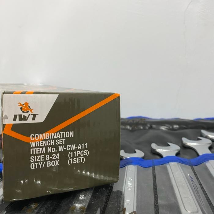 IWT KUNCI RING PAS SET 11PCS (8MM - 24MM)