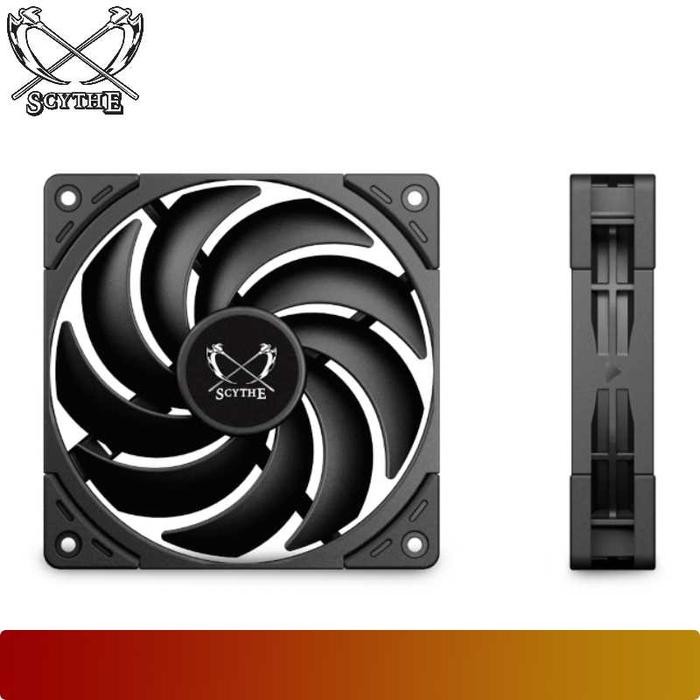 Scythe Wonder Snail 120 Pwm Case Fan 120X120X27Mm 4-Pin 2400Rpm