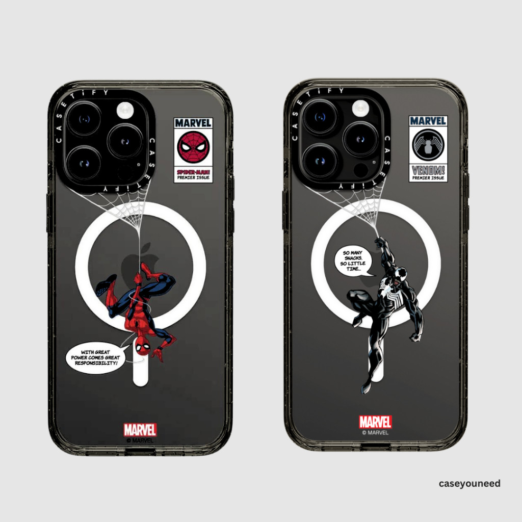 Mex - Casing MAGSAFE WEB Spiderman Iphone 11 12 13 14 Pro Max Venom