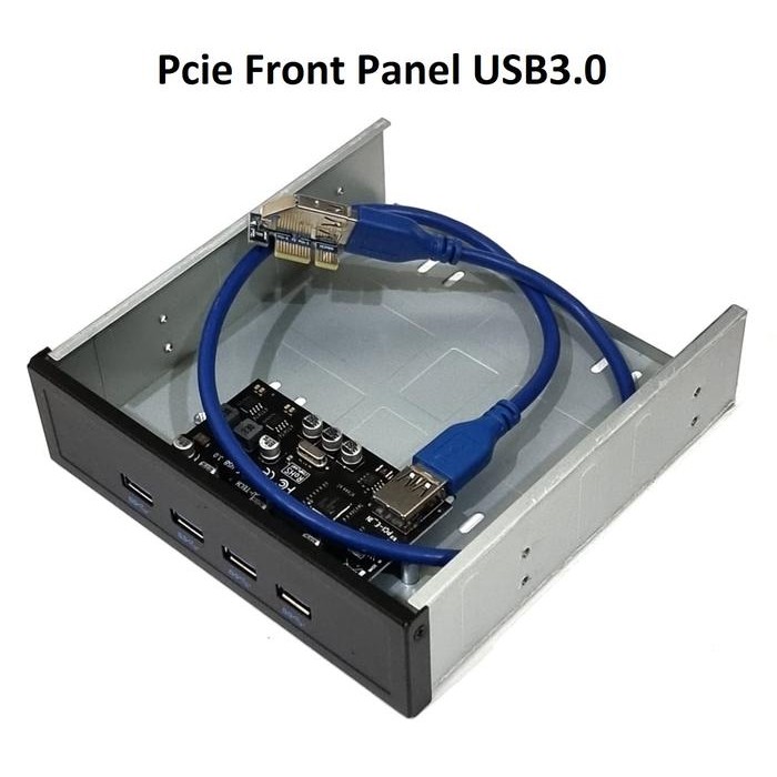 Usb Front Panel Pcie 4 Port Usb3.0 High Speed 5.25 Inch