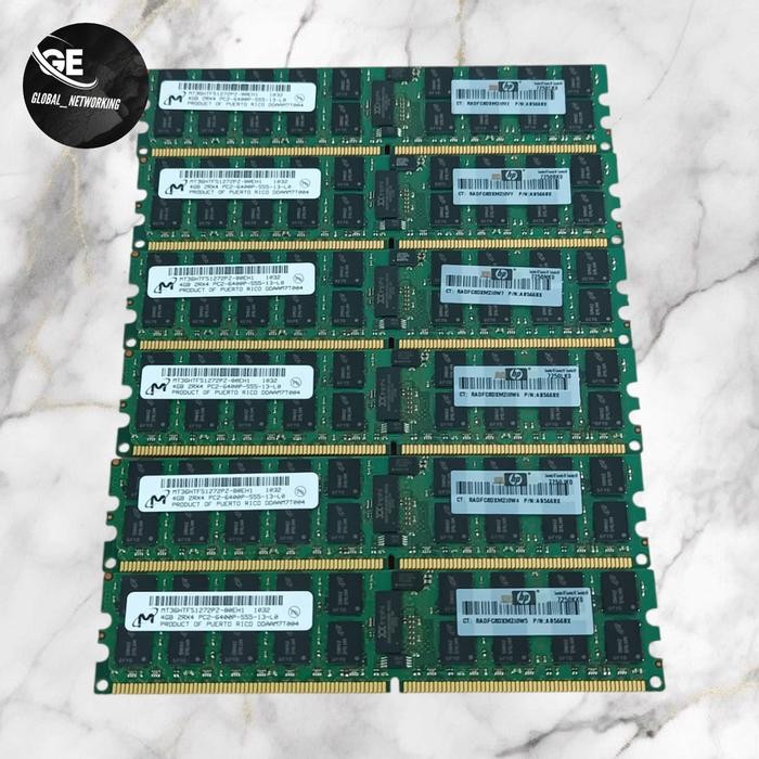 Ram Server Ddr2 4Gb 2Rx4 Pc2-6400P-555