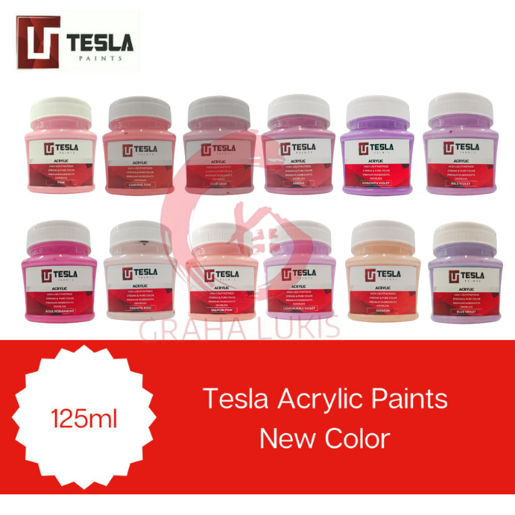 

Tesla Paints Acrylic 125ml - NEW COLOR PASTEL