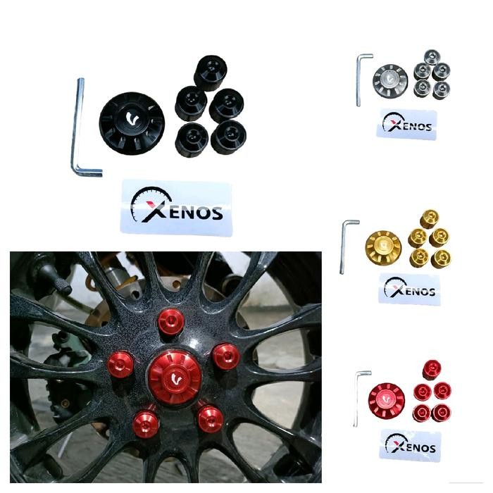 Baut velg vespa sprint plus cup cnc velg depan