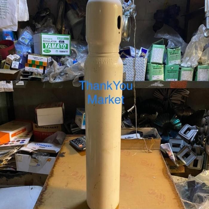 tabung nitrogen 0,5m3 + isi, tabung baru