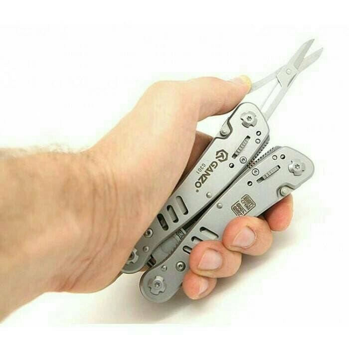 Jual GANZO MULTI TOOLS G301 TOOL 301 not LEATHERMAN VICTORINOX SILVER
