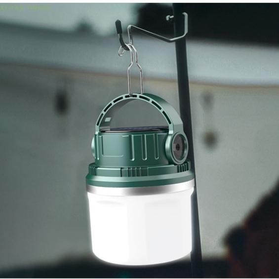 Jual LAMPU LED GANTUNG LENTERA OUTDOOR CAMPING w/ SOLAR CELL