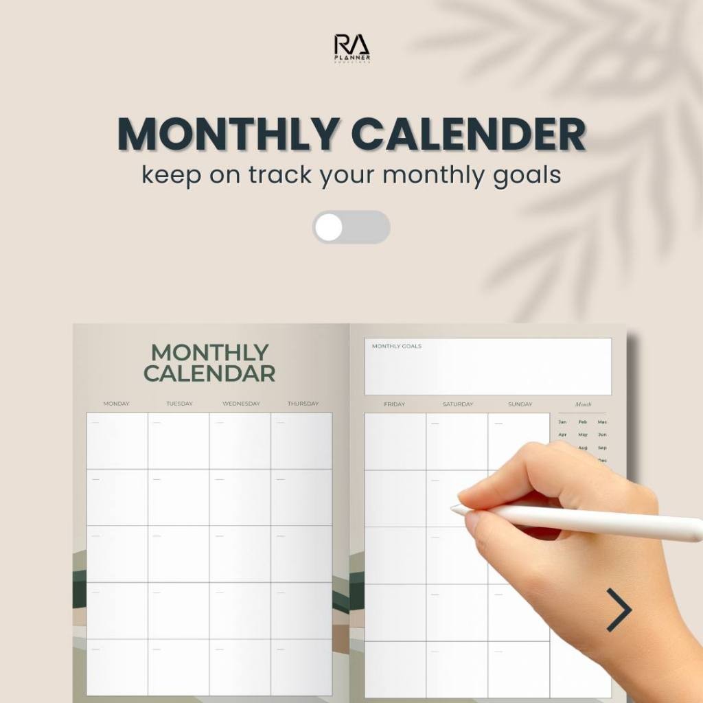 

Productivity Planner Planner 6 bulan by RA PLANNER UNDATED PLANNER PLANNER 2025