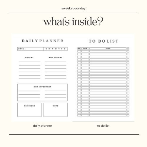 

Work, Life Balance PLANNER BY SWEET SUUUNDAY PLANNER 2025 ONE YEAR, buku agenda, jurnal kit