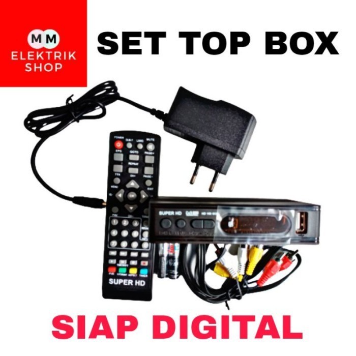 Set Top Box STB Digital Super HD 1080p Full HD STB Super HD DVB T2