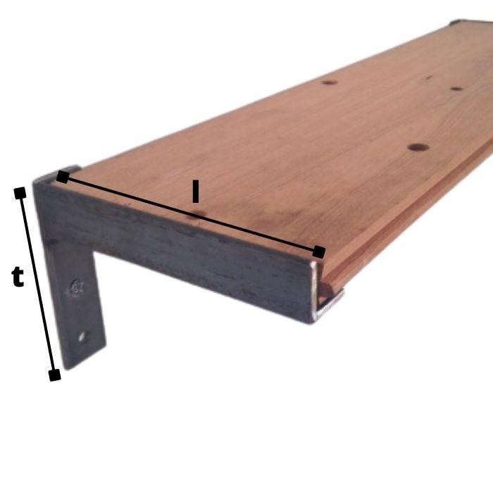 PREMIUM Bracket besi siku L peyangga papan ambalan dinding