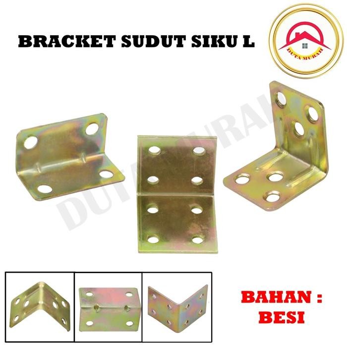 PREMIUM Bracket Siku L Ambalan L Plat L Penyangga Siku Penyangga Besi