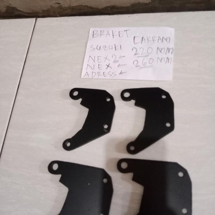 PREMIUM braket cakram Suzuki Nex 2 address 220mm 260mm