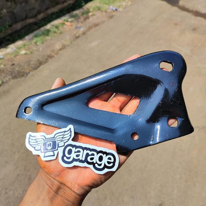 PREMIUM braket Knalpot Win Hitam pangkon Kenalpot Honda Win100 dudukan kenalpot win100 detail percis