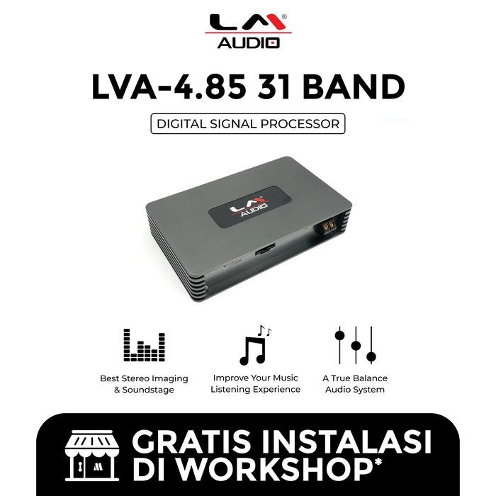 PREMIUM DSP LM AUDIO LVA 4.85 31 BAND OPTICAL
